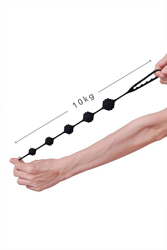 Чёрная анальная цепочка S-HANDE Toto SHD-034 (22,6 см)