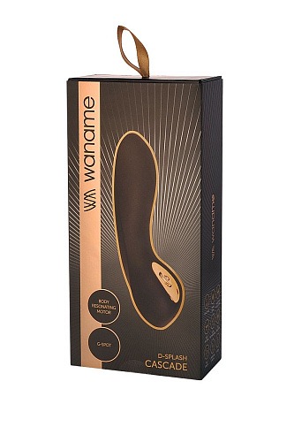 Чёрный вибратор для стимуляции точки G WANAME Cascade 481005 (15 см)