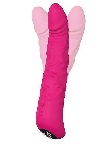 Розовый вибратор-ротатор Dream Toys KING OF HEARTS 21380 (15 см)