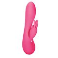 Перезаряжаемый розовый вибромассажёр California Exotic Novelties Petite Rabbit SE-4460-04-3 (21 см)