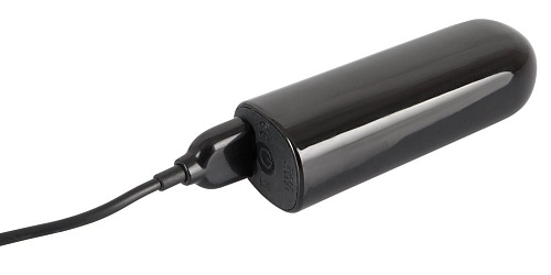 Чёрная вибропуля со сменными насадками Orion Vibro-bullet with Remote Control 05938420000