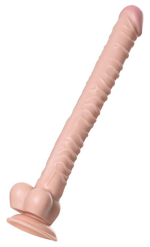 Экстра длинный фаллоимитатор телесного цвета ToyFa 582015 (34,5 см)
