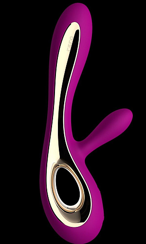 Лиловый вибратор Lelo Soraya Deep Rose LEL1587 (22 см)
