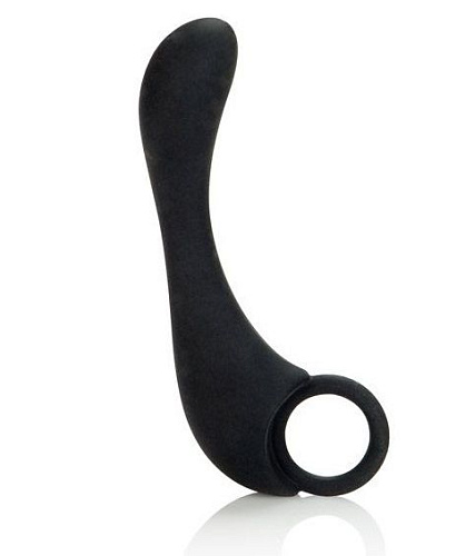 Стимулятор простаты чёрного цвета California Exotic Novelties Silicone Prostate Locater SE-5639-00-2 (11,5 см)