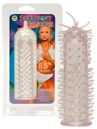 Мужская прозрачная насадка NMC Sensasoft Sleeve 0523615 (16,5 см)