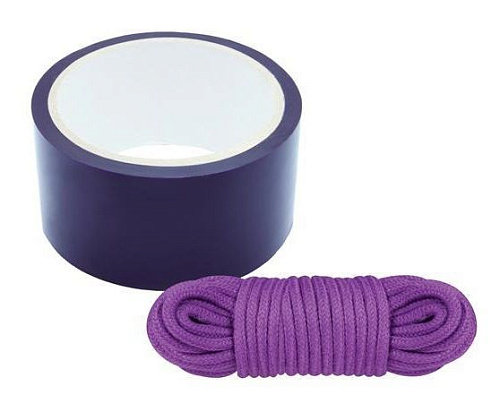 Комплект для связывания BONDX BONDAGE RIBBON   LOVE ROPE PURPLE Dream Toys 21006