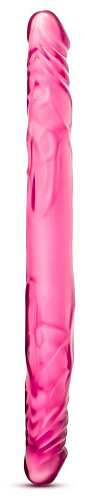 Розовый двусторонний фаллоимитатор Blush Novelties 14 Double Dildo BL-29750 (35,5 см)