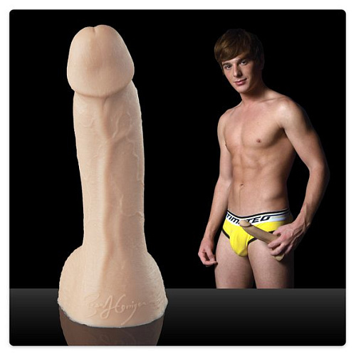 Реалистичный фаллоимитатор телесного цвета Fleshlight Fleshjack Boys — Brent Corrigan FL795 (22 см)