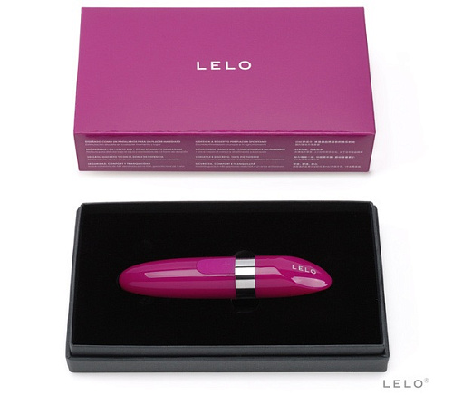 Лиловый мини-вибратор Lelo Mia 2 Deep Rose LEL7731