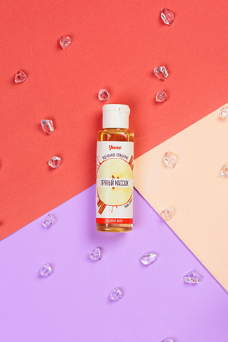 Масло для массажа с ароматом яблока и корицы ToyFa «Пряный массаж» 722106 (50 мл)