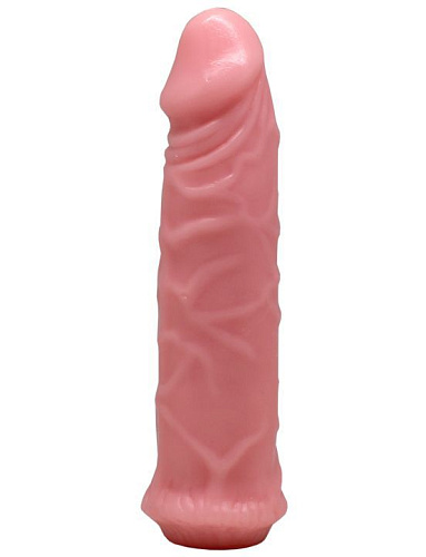 Телесный гелевый фаллоимитатор Eroticon 30022 (17 см)
