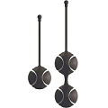 Набор чёрных вагинальных шариков LoversPremium O-balls Set E22037