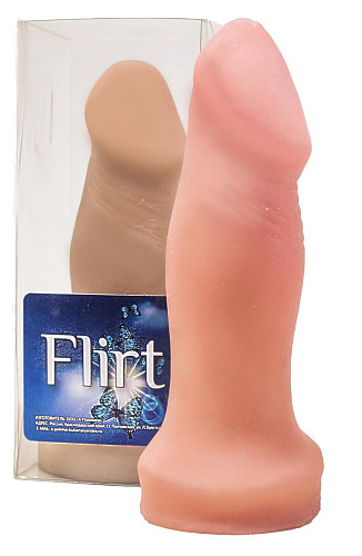 Телесный анальный плаг-фаллос из киберкожи LOVETOY (А-Полимер) 678001 (15 см)