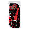 Красная анальная цепочка с колечком NMC BUTT O 3INCH BUTT PLUG 111804