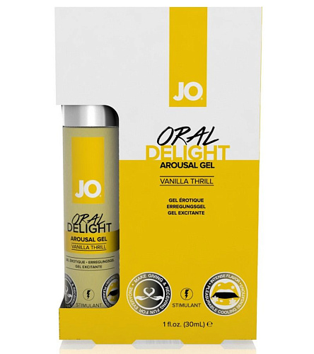 Ванильный лубрикант для оральных ласк System JO Oral Delight Vanilla Thrill JO40480 (30 мл)