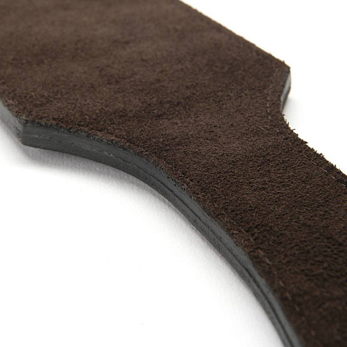 Коричневая кожаная шлёпалка Coco de Mer 61228 (36 см)