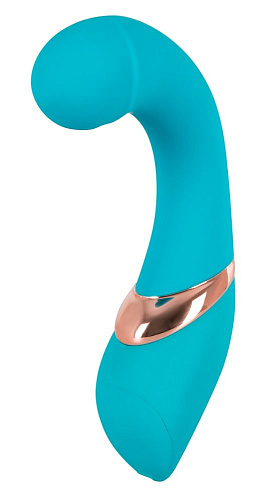 Голубой стимулятор точки G с золотистой каймой Orion 0585238 (15,5 см)