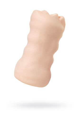 Двусторонний мастурбатор вагина и ротик телесного цвета Enjoy toys F F ET-04