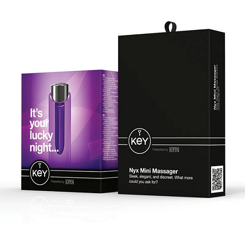 Сиреневый минивибромассажёр Jopen Nyx JO-8045-10-3