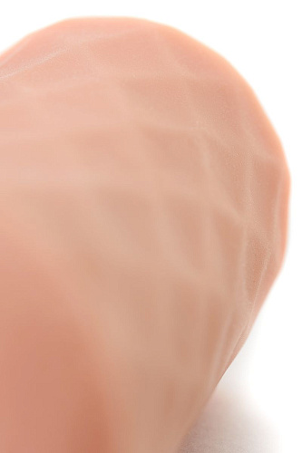 Телесный мастурбатор-вагина с ромбами по поверхности KOKOS ELEGANCE  M01-03-007