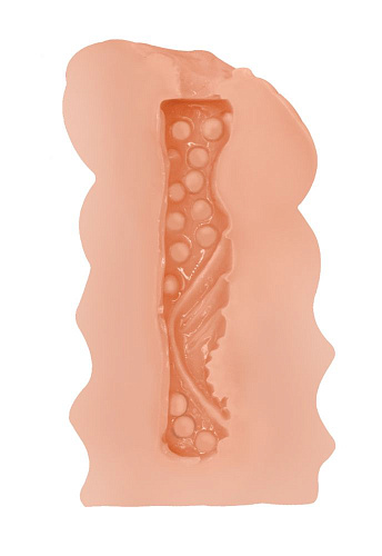 Мастурбатор с виброкольцом телесного цвета Lola toys Satisfaction Magazine School mistress 2102-07lola