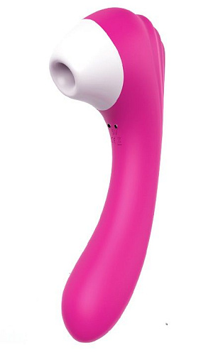 Вакуумный клиторальный стимулятор розового цвета с вибрацией S-HANDE SCREAMING SHD-S098