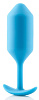 Голубая пробка для ношения b-Vibe Snug Plug 3 BV-009-TL (12,7 см)