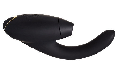 Чёрный стимулятор 2-в-1 для женщин Womanizer InsideOut 0592595