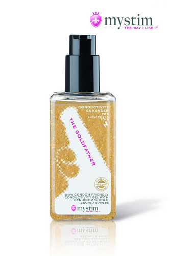 Токопроводящий гель с частичками золота MyStim The Goldfather 46631 (250 мл)