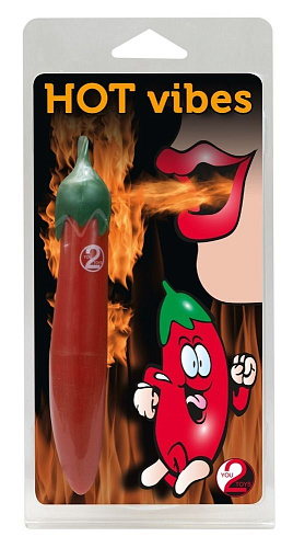 Оригинальный красный вибратор в форме перчика Orion 0582220 (16 см)