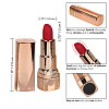 Золотистый вибратор-помада с красным мягким кончиком California Exotic Novelties Hide Play Rechargeable Lipstick SE-2930-30-2