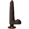 Коричневый вибратор-реалистик Doc Johnson The Realistic Cock ULTRASKYN Vibrating 9” Slim 1160-25-BX (26,1 см)