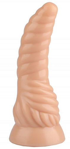 Телесный фигурный анальный фаллоимитатор Сумерки богов 1017-10 BX DD (20,5 см)