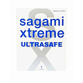 Прозрачный с презерватив с двойным количеством смазки Sagami Xtreme Ultrasafe №1 (1 шт)