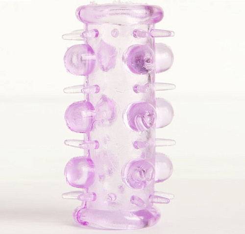 Набор из 5 фиолетовых насадок ToyFa 818020-4