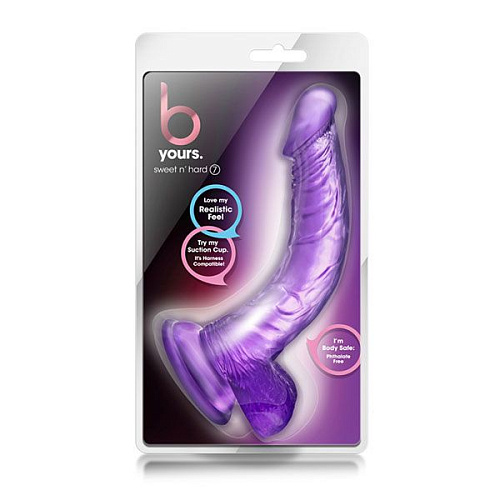 Фиолетовый фаллоимитатор Blush Novelties Sweet n Hard 7 BL-16491 (21,6 см)