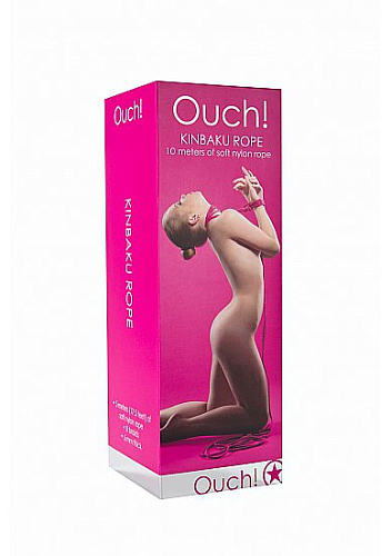 Розовая веревка для бандажа Kinbaku - 10 м. Shots Media BV OU043PNK