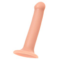 Телесный фаллос на присоске Strap-on-me Silicone Bendable Dildo M 6013106 (18 см)