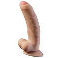 Телесный фаллоимитатор с полузакрытой головкой LOVETOY (А-Полимер) 814500 (16 см)