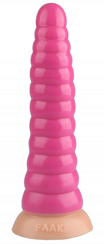 Розовая коническая анальная втулка Сумерки богов 1016-42 BX DD (25 см)