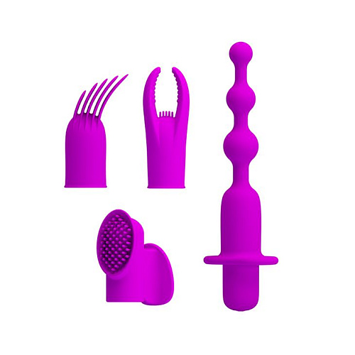 Лиловый вибронабор из 5 предметов Baile Joys Collection BW-012011