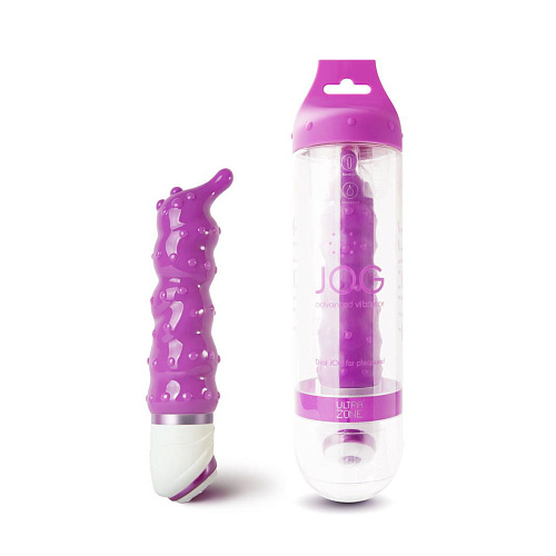 Фиолетовый гнущийся вибромассажёр Topco Sales Jog Thrill 1600047 (20,3 см)