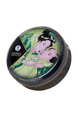 Массажная свеча с ароматом зелёного чая Shunga Exotic Green Tea  4611