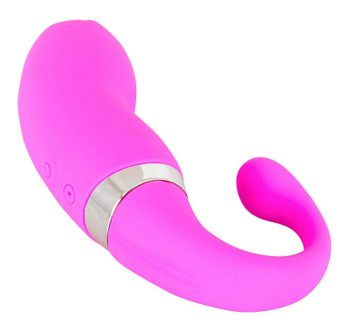Розовый изогнутый вибростимулятор Orion 0587230 (14 см)