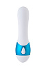Бело-синий водонепроницаемый мини-вибратор Erotist Active 540209 (12,3 см)