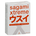 Ультратонкие и прозрачные презервативы Sagami Xtreme Superthin №3 (3 шт)