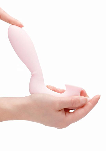 Розовый вибратор для G-точки с бесконтактной клиторальной стимуляцией Irresistible Desirable IRR005PNK