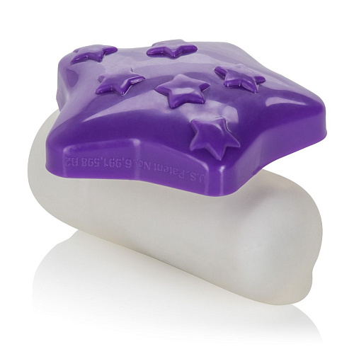 Фиолетовая виброзвёздочка для клитора California Exotic Novelties SE-0029-14-3