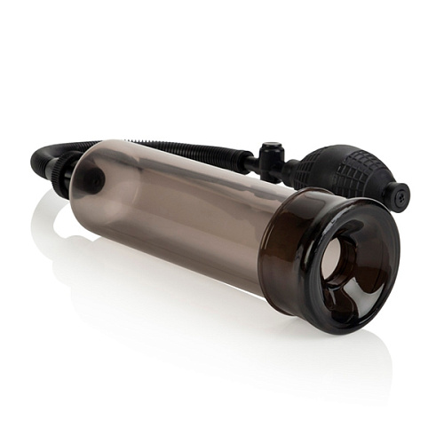 Дымчатая вакуумная помпа с плугом и кольцом California Exotic Novelties Rock Hard Pump Kit SE-1025-00-3