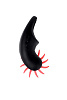 Чёрно-красное эрекционное виброкольцо Erotist 548003